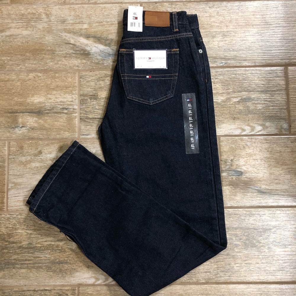 Tommy Hilfiger Dark Denim Jeans. Size 6 Long